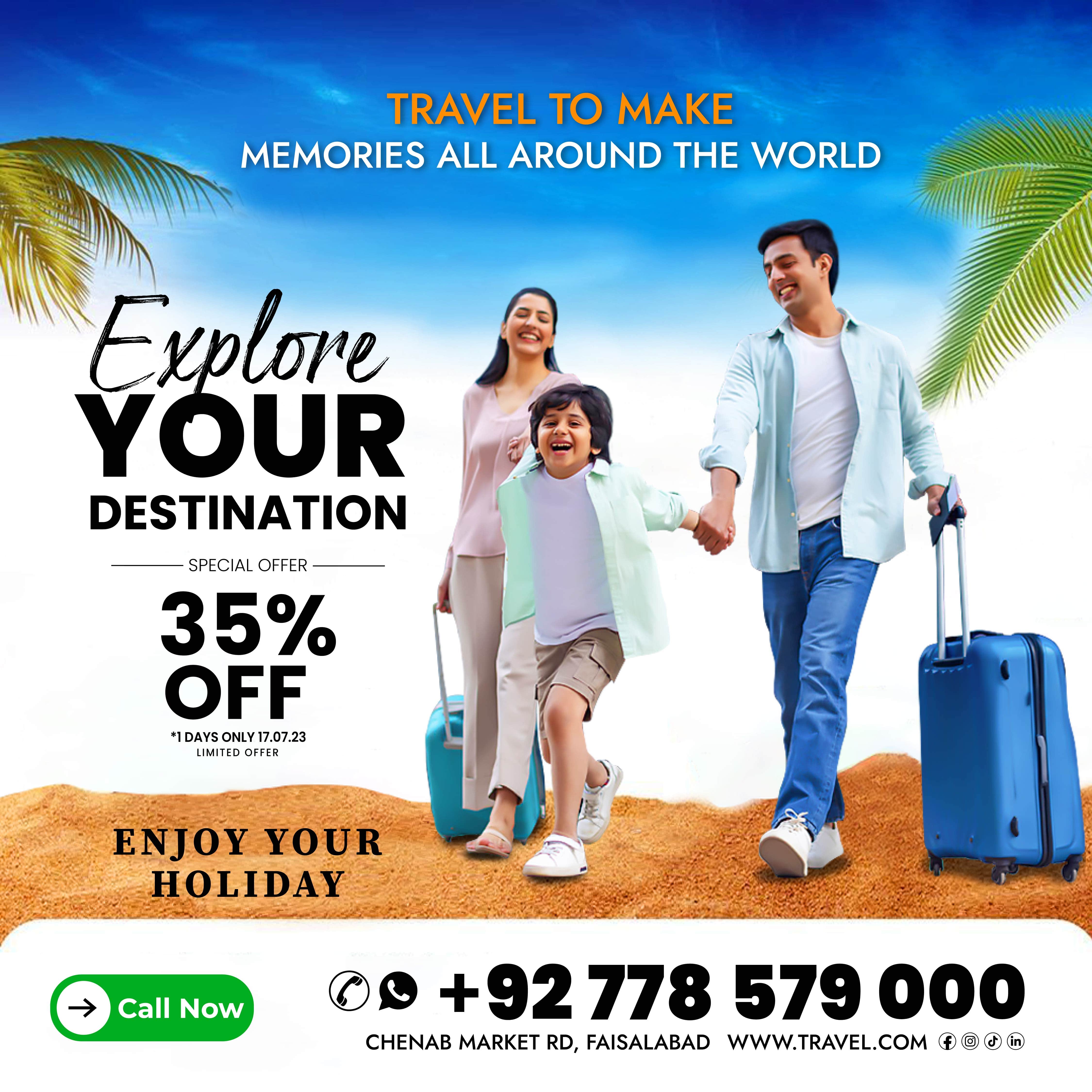 E- FLYER [TRAVEL HOLIDAY]